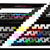 Paleta de farduri pentru pleoape Flash Neon cu 18 culori 24500, 18 x 0.8g, Magic Studio