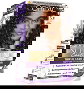 Vopsea de par permanenta Excellence Cool Creme 3.11 Saten Inchis Ultra-Cenusiu, 192ml, L'Oreal Paris