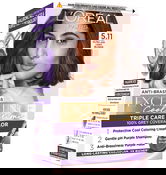 Vopsea de par permanenta Excellence Cool Creme 5.11 Saten Deschis Ultra-Cenusiu, 192ml, L'Oreal Paris