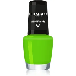 Dermacol Neon lac de unghii cu stralucire neon culoare 39 Verde 5 ml