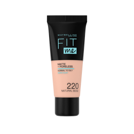 Fond de ten Matte & Poreless 220 Natural Beige Fit Me, 30ml, Maybelline