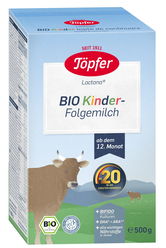 Formula de lapte praf Bio Kinder +12 luni, 500 grame, Topfer