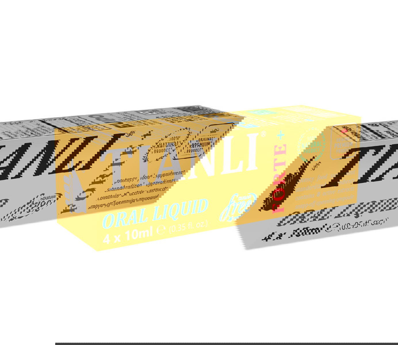 Forte+ Oral Liquid, 4 x 10ml, Tianli