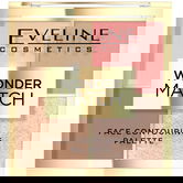 Paleta pentru conturarea fetei Wonder Match NO2, 10.8g, Eveline Cosmetics