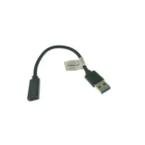 Cablu Lanberg OTG AD-UC-UA-03, USB Tip-C - USB 3.1, 15 cm (Negru)