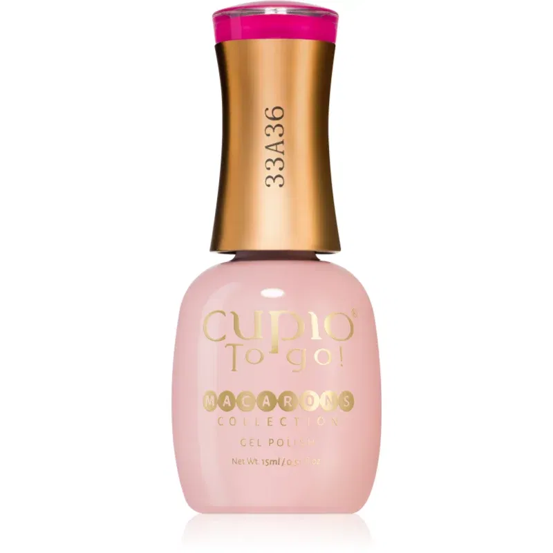 Cupio To Go! Macarons unghii cu gel folosind UV / lampă cu LED culoare Berry Punch 15 ml