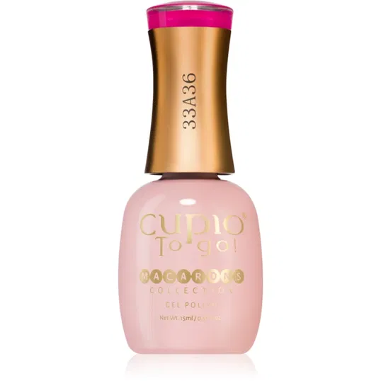 Cupio To Go! Macarons unghii cu gel folosind UV / lampă cu LED culoare Berry Punch 15 ml
