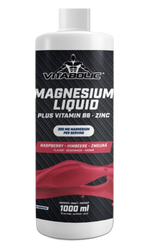 Magnesium Liquid Zmeura, 1l, Vitabolic