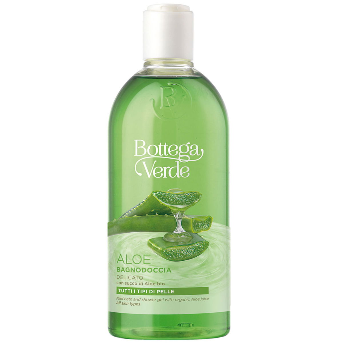 Gel de dus cu extract de suc de aloe vera Bio, 400ml, Bottega Verde