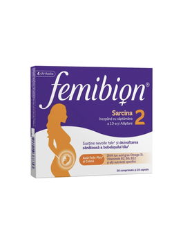 Femibion 2 sarcina si alaptare, 28 cp + 28 cps, Dr. Reddys
