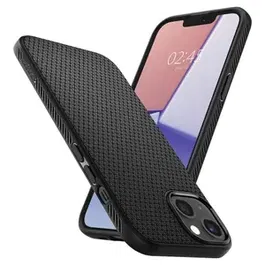 Husa Protectie Spate Spigen Liquid Air pentru iPhone 13 (Negru)