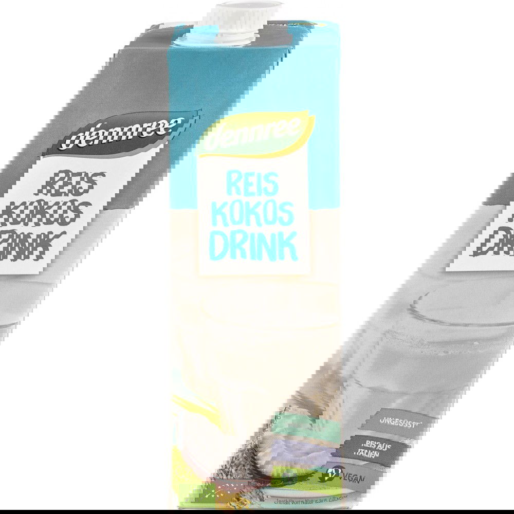 Bautura eco de orez cu cocos fara lactoza, 1l, Dennree