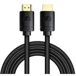 Cablu Baseus CAKGQ-K01, HDMI - HDMI, 2.1, 8K, 2m (Negru)