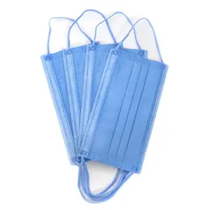 Masca medicala Dr. Mayer DRM-CFFMLBL, 4 Straturi, 50 buc. (Albastru)