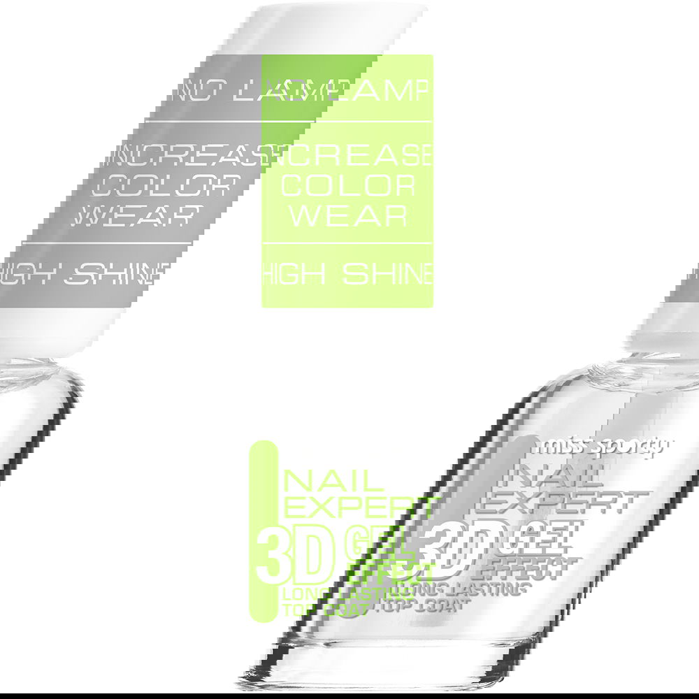 Top Coat 3D Gel Effect, 8g, Miss Sporty