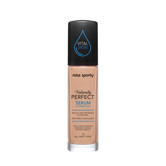 Fond de ten Serum Naturally Perfect All Skin Tones 15 Cold, 30ml, Miss Sporty