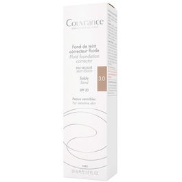 Fond de ten fluid Avene Couvrance 3.0 Salbe SPF 20, 30 ml