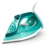Fier de calcat Philips Seria 3000, 2400 W, Jet continuu de abur 40g/min, 300 mL, Talpa ceramica, Oprire automata (Alb/Verde)
