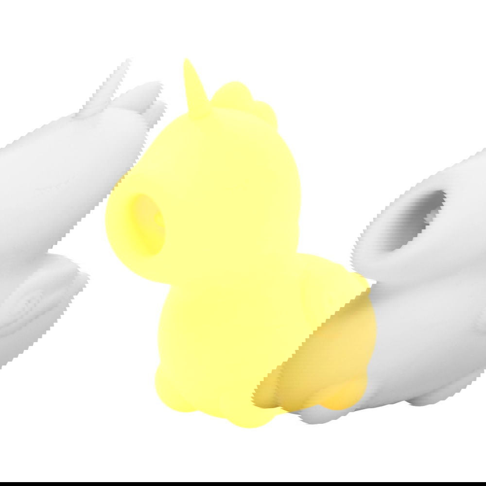 Vibrator clitoridian in forma de unicorn galben, 1 bucata, Unihorn