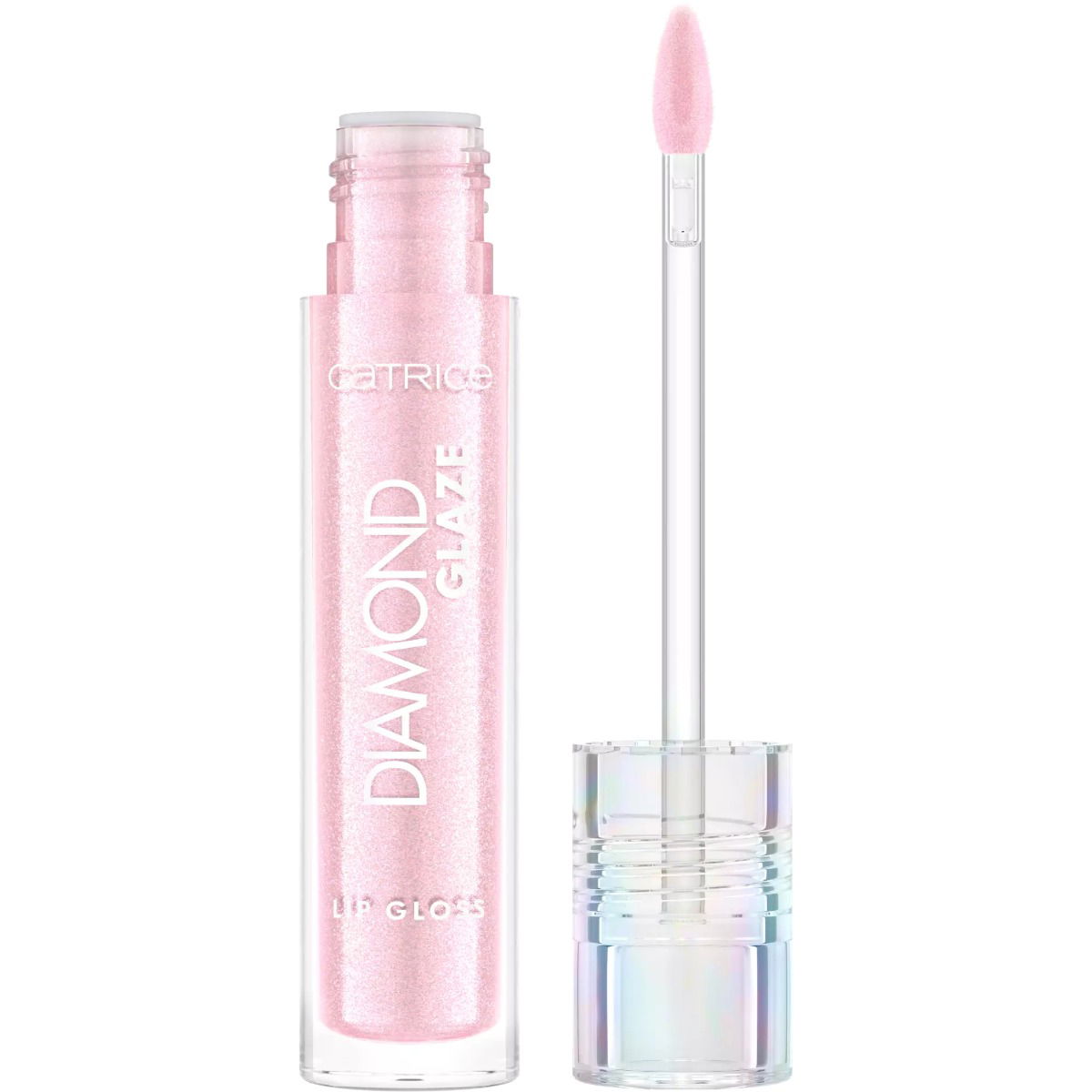 Luciu pentru buze Diamond Glaze 020 Poppin' Glitters Pink, 3ml, Catrice