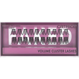 Gene false Faked Volume Cluster Lashes, Black, 20 bucati, Catrice