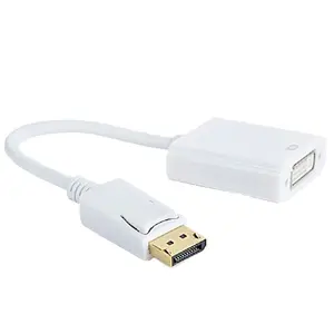 Cablu adaptor GEMBIRD A-DPM-DVIF-002-W, DisplayPort - DVI, 10cm, rezolutie maxima 1920 x 1200/60 Hz