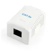 Priza RJ-45 GEMBIRD aplicata cu 1 iesire pentru cablu UTP Cat 5e