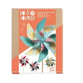 Set DIY Djeco - Moristi de vant, modele cu flori