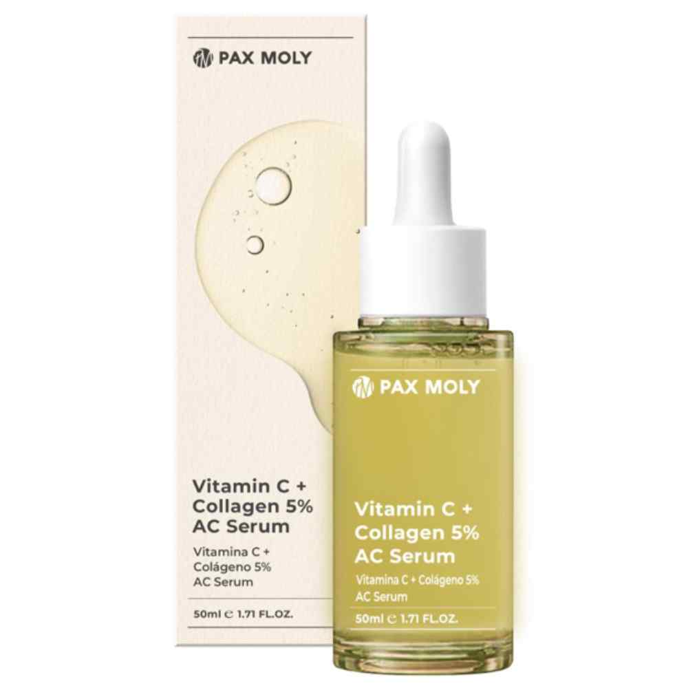 Serum cu vitamina C si 5% colagen, 50ml, Pax Moly