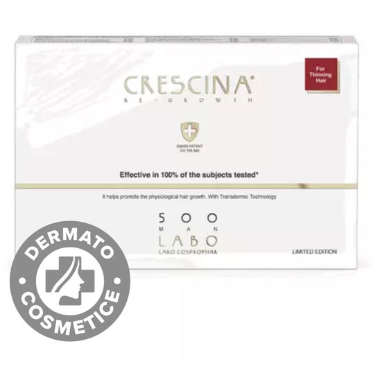 Tratament pentru barbati Re-growth HFSC 500 Crescina, 5 fiole, Labo