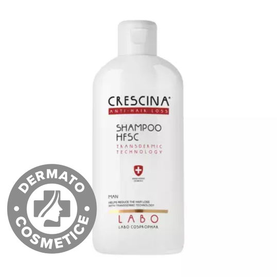 Sampon impotriva caderii parului pentru barbati Transdermic Crescina, 500ml, Labo