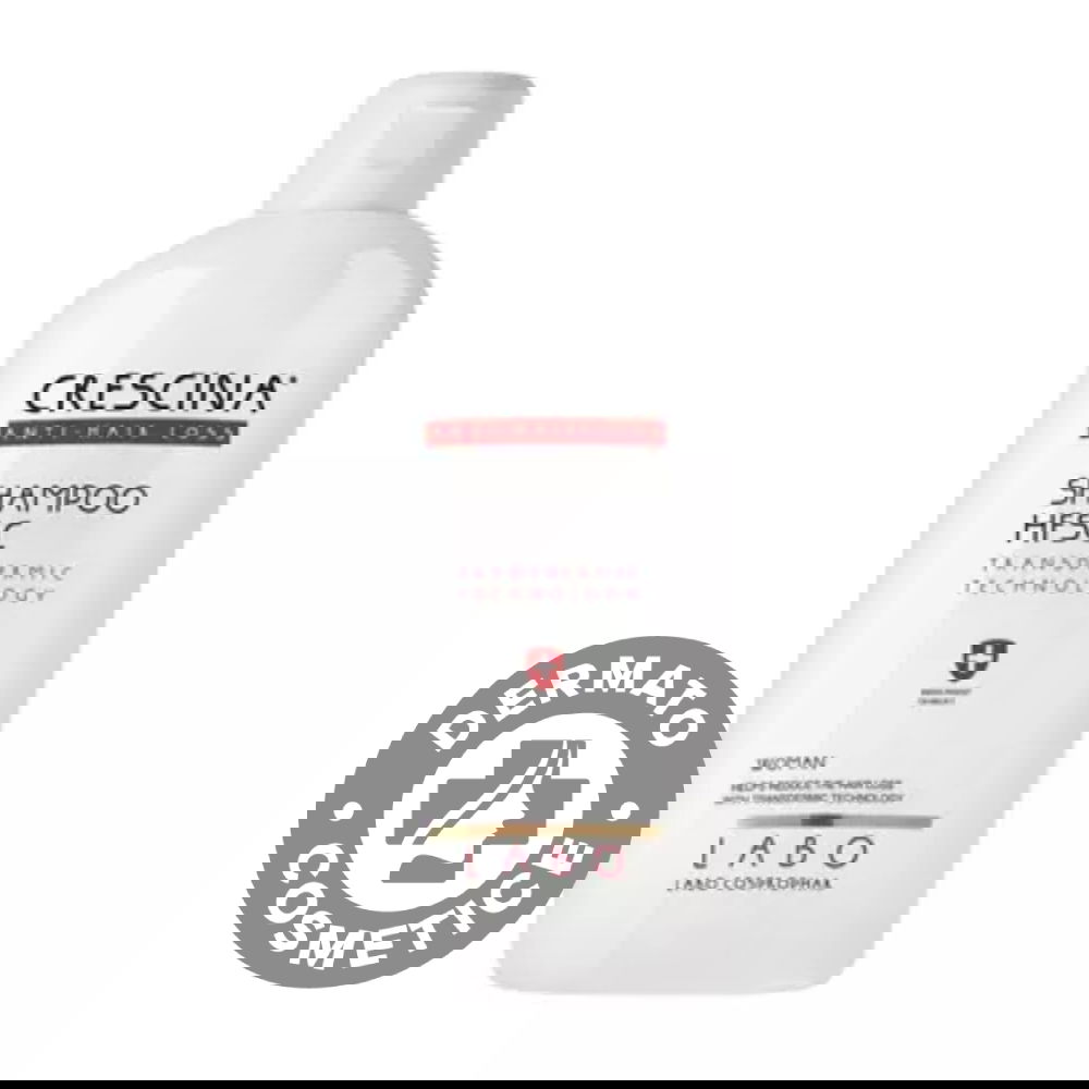 Sampon impotriva caderii parului pentru femei Transdermic Crescina, 500ml, Labo