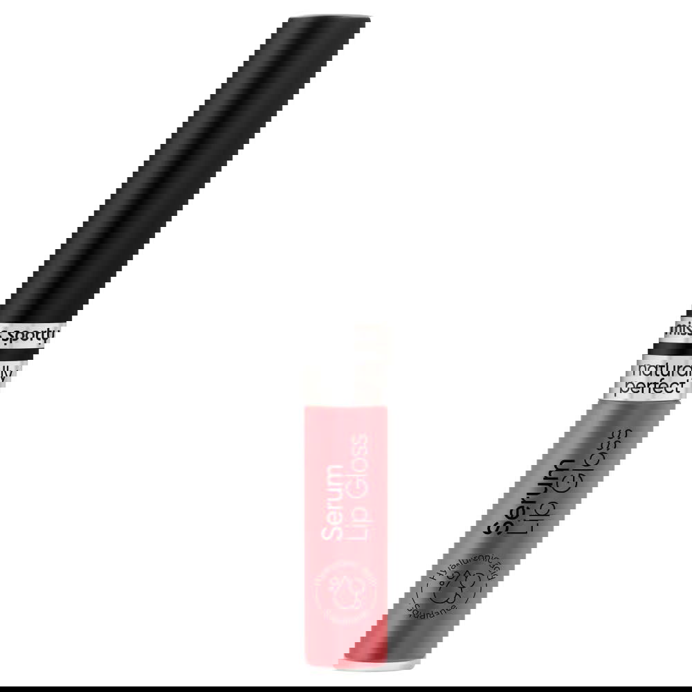 Gloss pentru buze Serum Naturally Perfect Nude Pink 20, 2.3 ml, Miss Sporty
