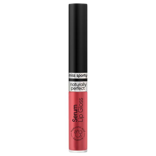 Gloss pentru buze Serum Naturally Perfect Nude Pink 20, 2.3 ml, Miss Sporty