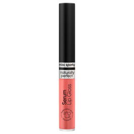 Gloss pentru buze Serum Naturally Perfect Peachy Pink 40, 2.3 ml, Miss Sporty