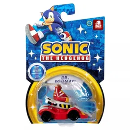 Masinuta din metal cu figurina, Sonic the Hedgehog, Dr. Eggman, 1:64
