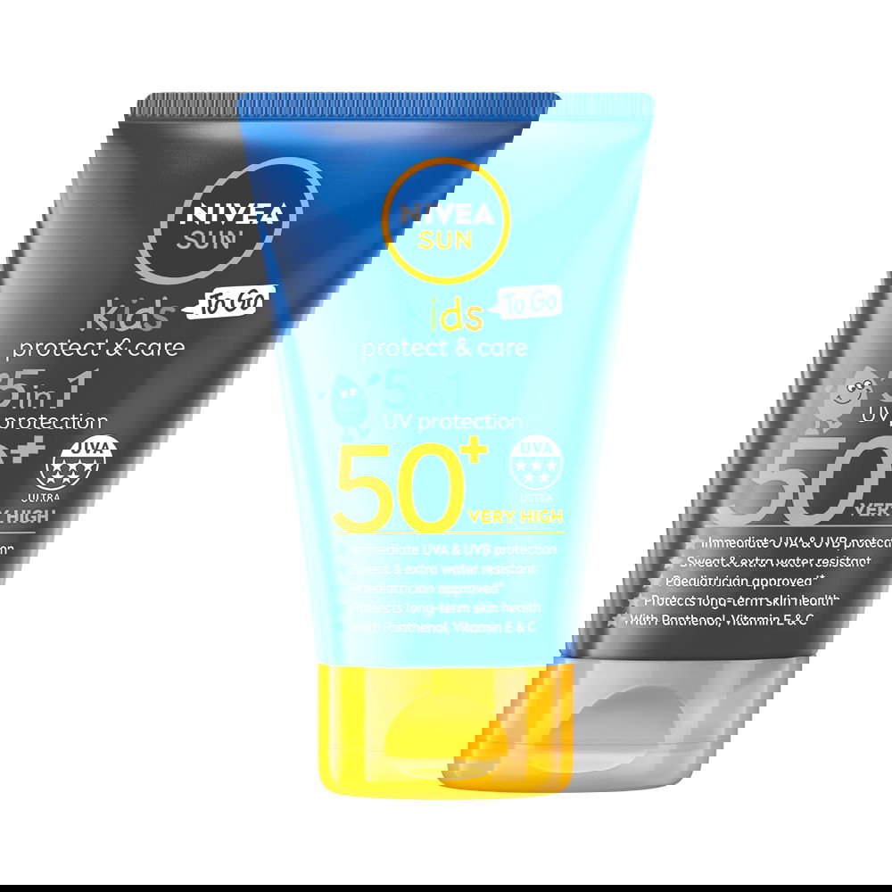 Lotiune de protectie solara pentru copii SPF 50+ Protect & Care, 50ml, Nivea