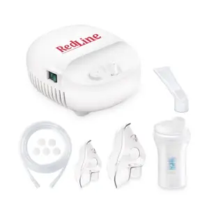Aparat aerosoli RedLine NB-230C, masca copii si adulti, pahar de nebulizare, particule 4 microni, nebulizator inhalator cu compresor