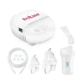 Aparat aerosoli RedLine NB-230C, masca copii si adulti, pahar de nebulizare, particule 4 microni, nebulizator inhalator cu compresor