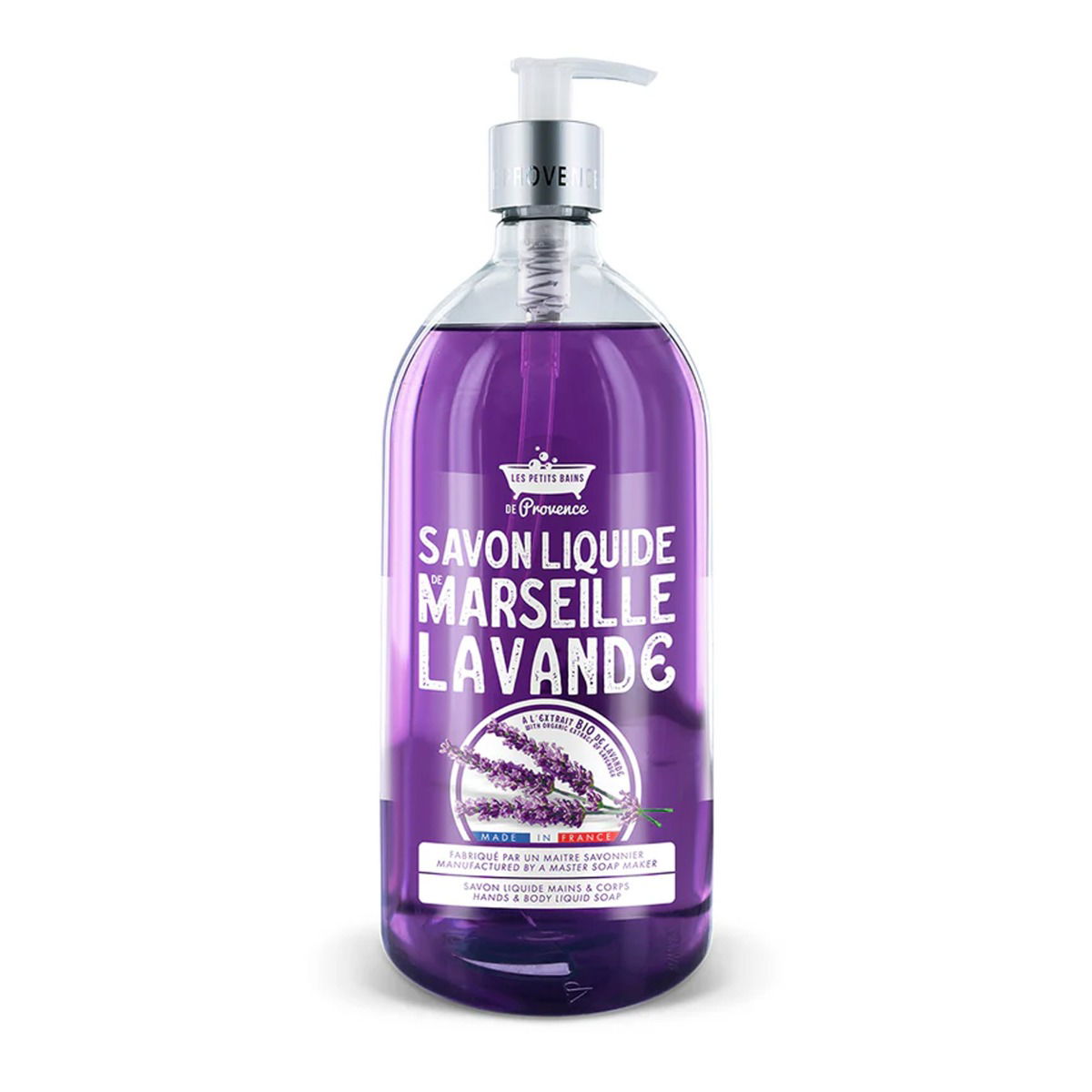 Sapun lichid de Marsilia cu Lavanda, 1l, Les Petites Bains de Provence