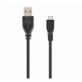 Cablu de date Gembird CCP-MUSB2-AMBM-10, MicroUSB, 3m (Negru)
