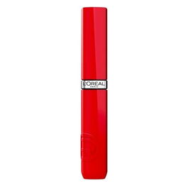 Ruj lichid cu stralucire de lac Infaillible Laque Resistance 410 Rouge Poppy, 4.3ml, L'Oreal Paris
