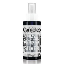 Spray colorant pentru par nuanta Silver Spray & Go, 150ml, Delia Cosmetics