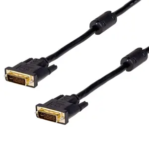 Cablu de conectare cu mufe Akyga, DVI, 1.8m, Negru