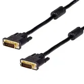 Cablu de conectare cu mufe Akyga, DVI, 1.8m, Negru