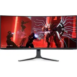 Monitor Gaming QD-OLED Dell Alienware 34" AW3423DW, QHD (3440 x 1400), HDMI, DisplayPort, NVIDIA® G-SYNC® ULTIMATE, Ecran curbat, 175 Hz, 0.1ms (Negru/Alb)