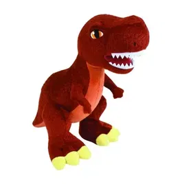 Jucarie de plus muzicala Jemini - Dinozaur T-Rex, cu lumini, 25 cm