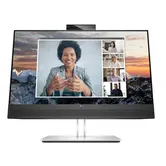 Monitor IPS LED HP 23.8" E24m G4, FHD (1920 x 1080), VGA, HDMI, DisplayPort, Boxe, Camera Web 5 Mpx, Microfon, Pivot (Negru/Argintiu)