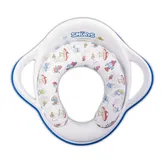 Reductor moale pentru toaleta, cu manere, Lorelli, Strumfi White