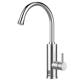Robinet electric Noveen IWH850 Inox, pentru incalzit apa, 3600 W, montare pe perete (Alb)